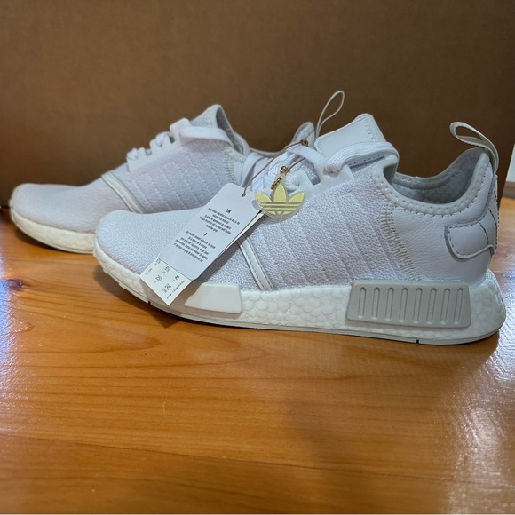NIB Adidas Nmd_R1 Original Womens Sneakers Size 8, Color: White/White G58303 - Picture 2 of 10
